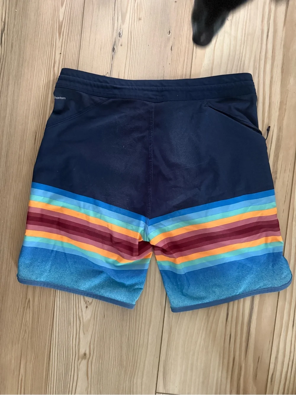 Hurley Navy‎ & Multi-Stripe Men’s Boardshorts